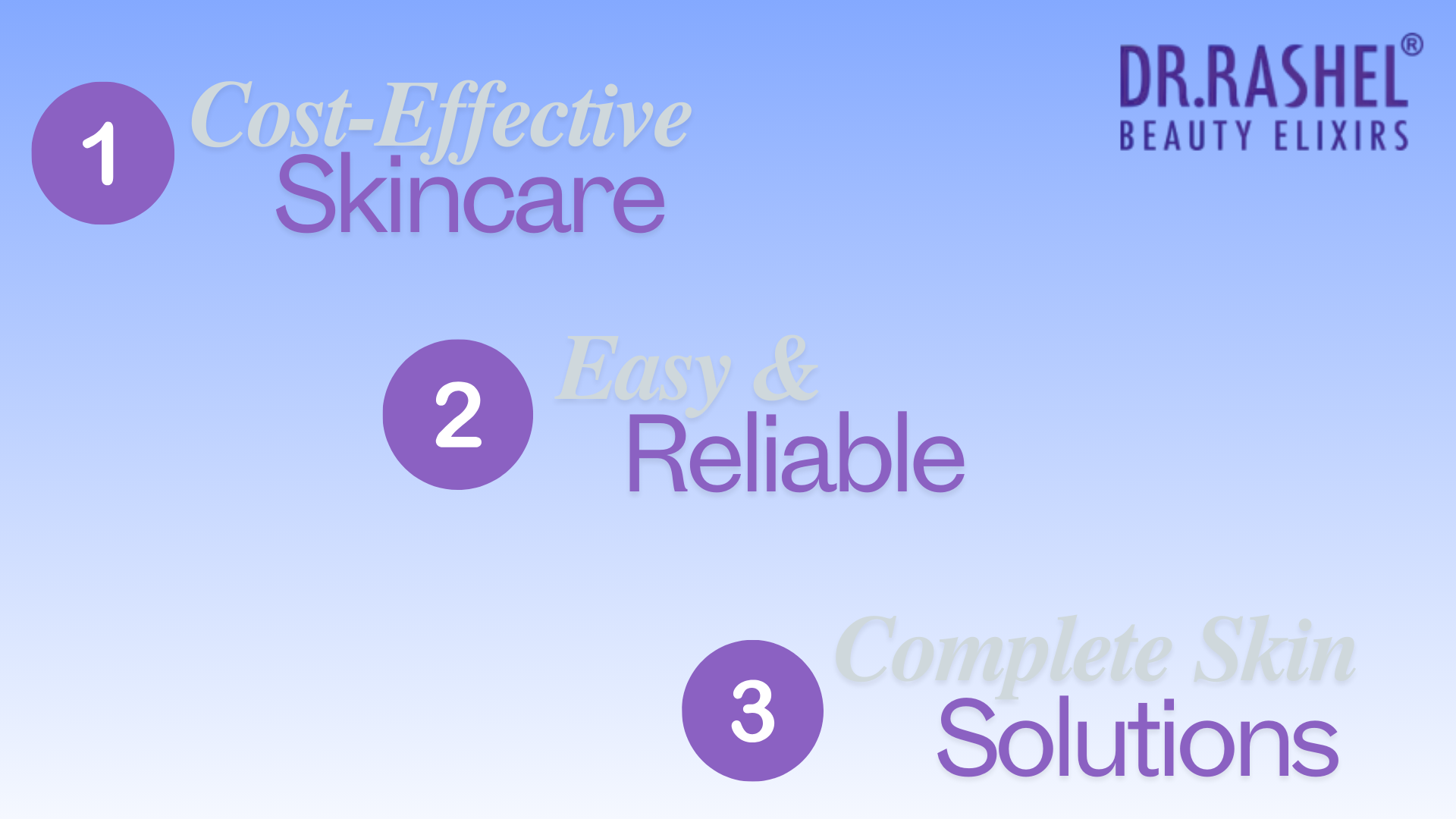 Dr.Rashel Products